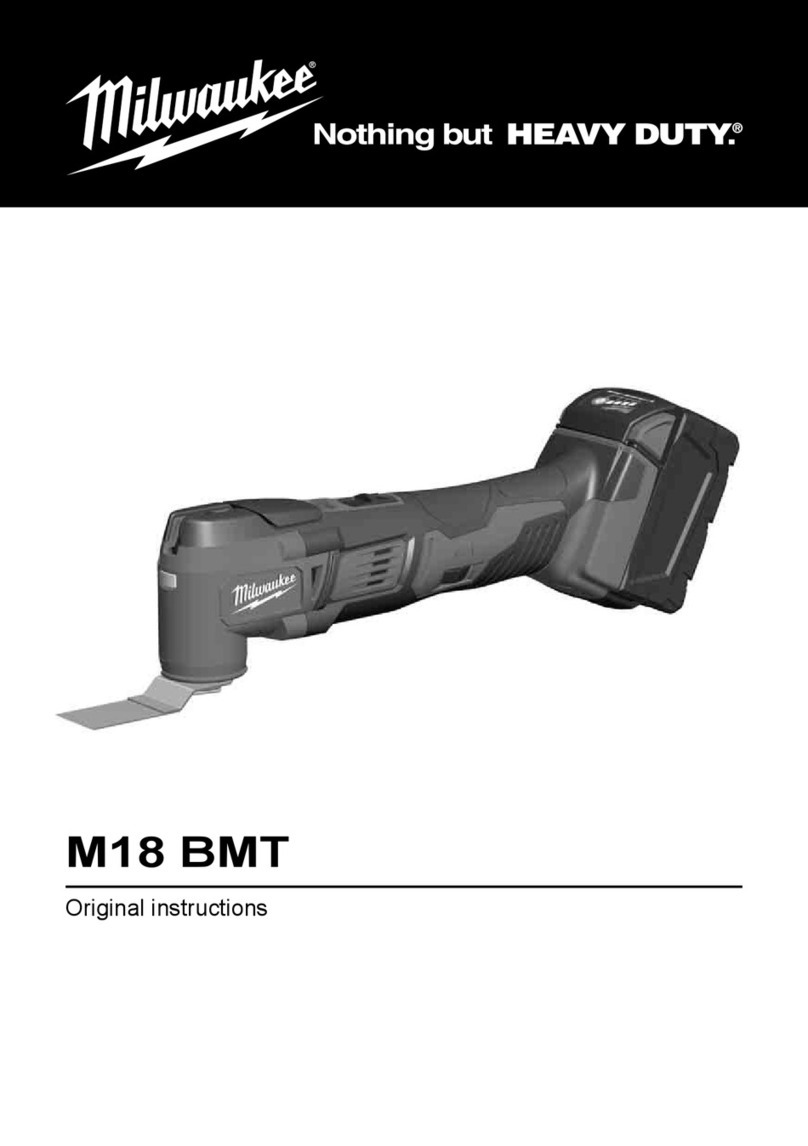 Milwaukee M18 BMT-0X Original instructions