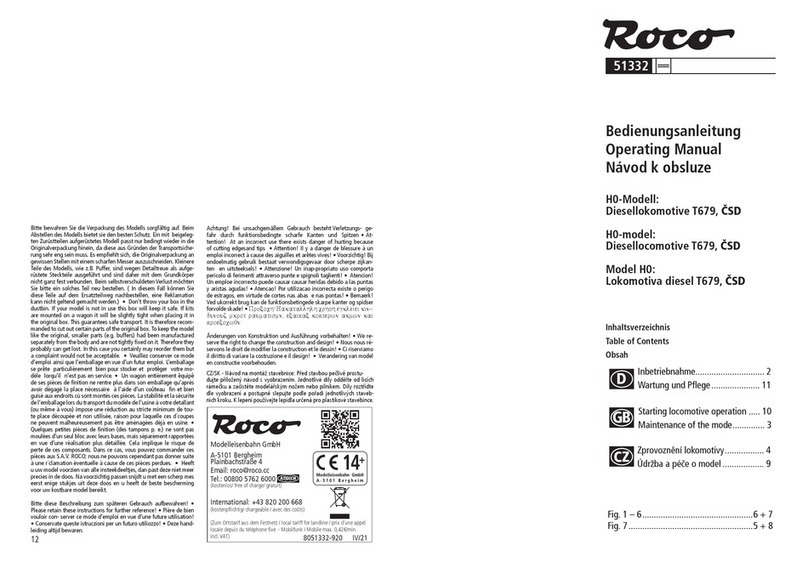 roco T679 CSD User manual