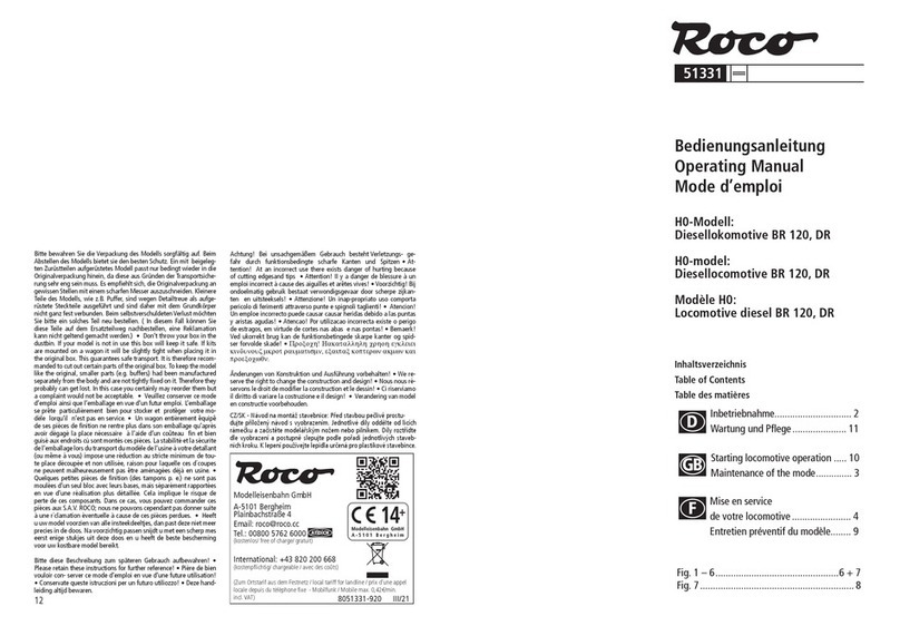 roco BR 120 DR operating manual roco BR 120 DR operating manual