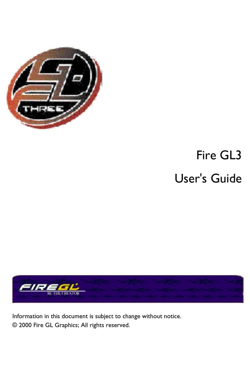 FireGL Fire GL3 User manual