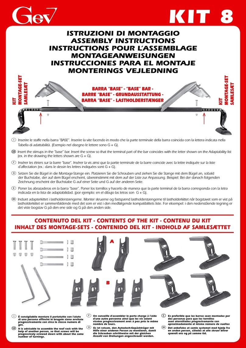 GEV KIT 8 Assembly instructions