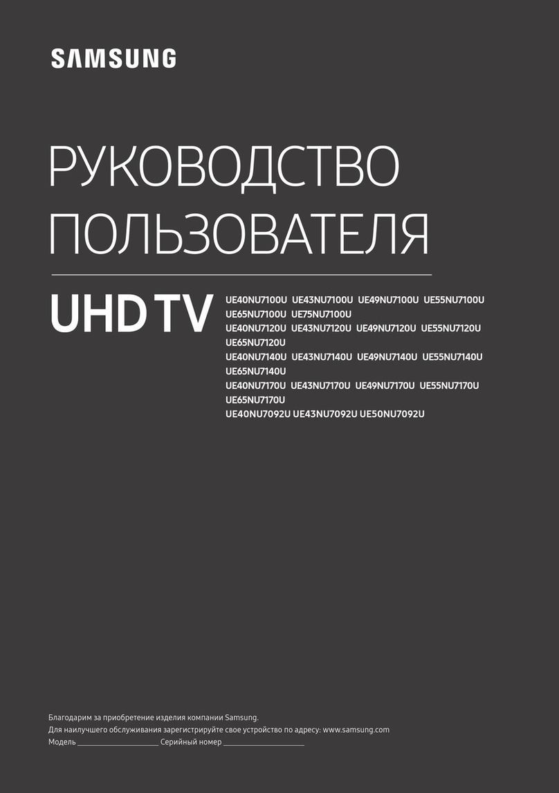 Samsung UE40NU7092U User manual