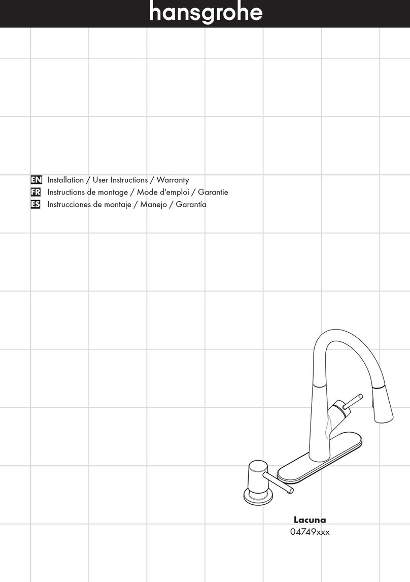 Hans Grohe Lacuna 04749 Series Instruction Manual Hans Grohe Lacuna 04749 Series Instruction Manual