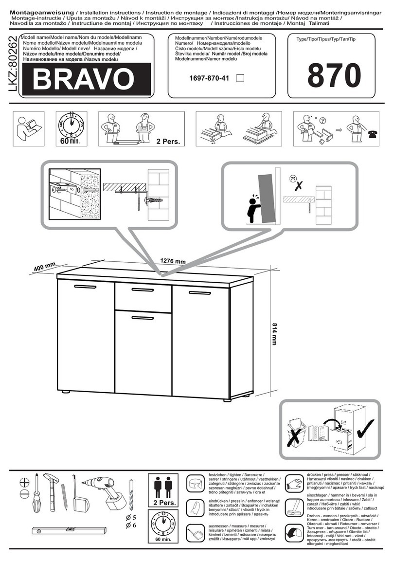 Otto BRAVO 870 installation instructions