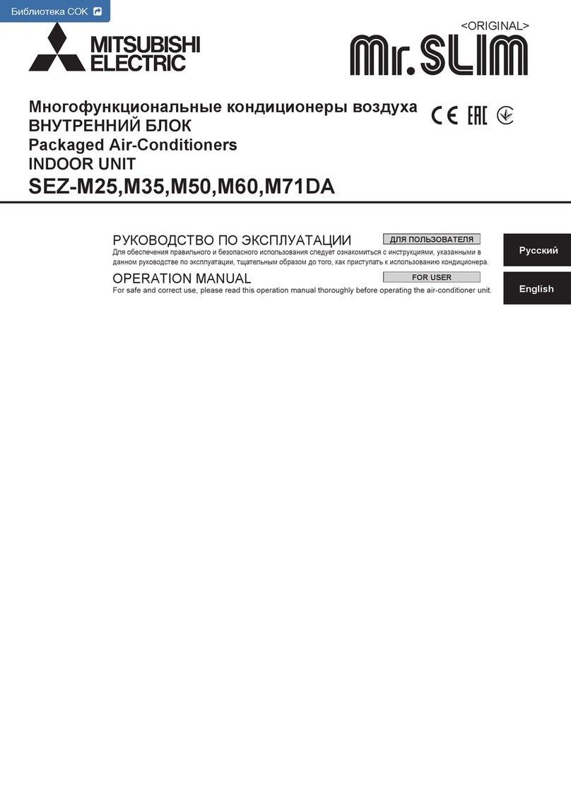 Mitsubishi Electric Mr.SLIM SEZ-M71DA User manual