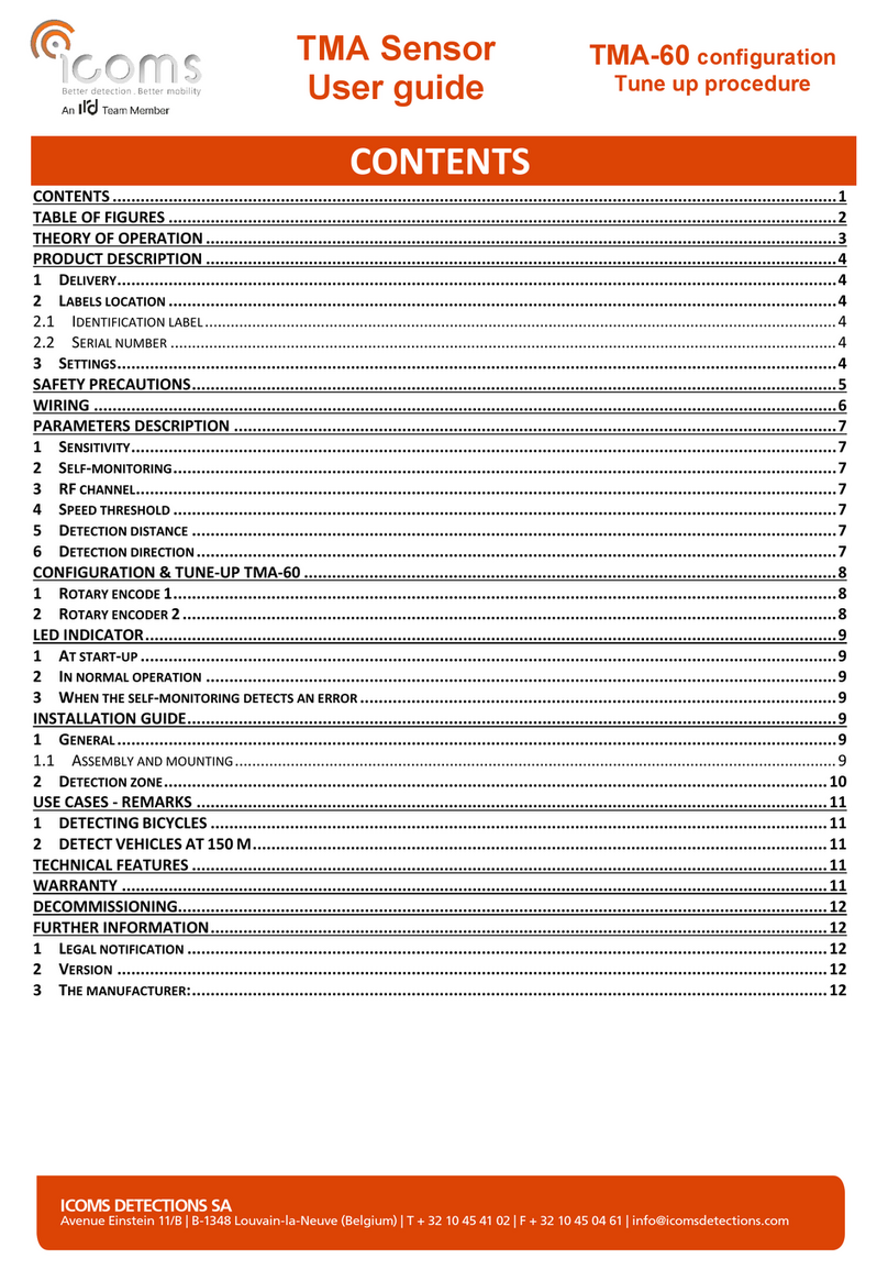 IRD Icoms TMA-60 user guide