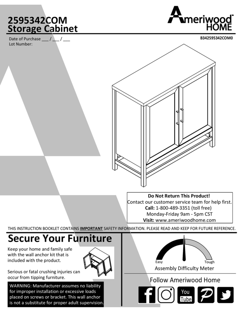 Ameriwood HOME 2595342COM manual