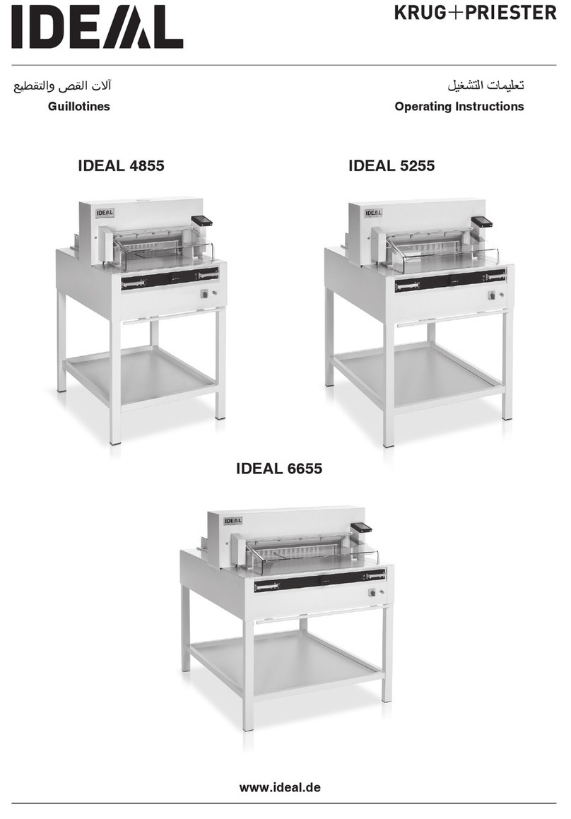 KRUG+PRIESTER IDEAL 6655 operating instructions