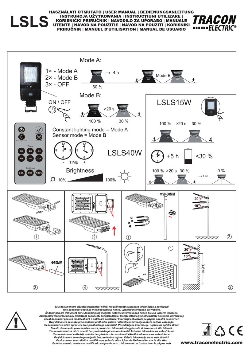 Tracon Electric LSLS user manual