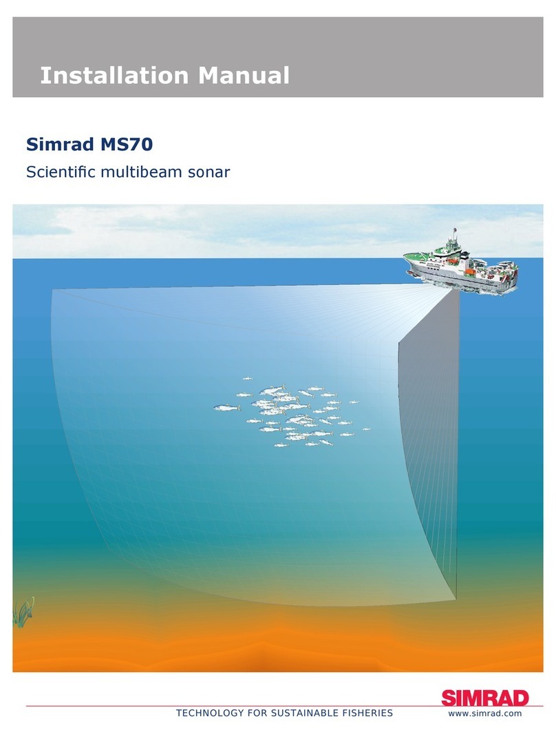 Simrad MS70 User manual Simrad MS70 User manual