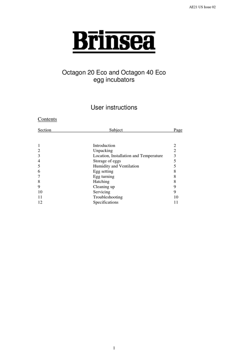 Brinsea Octagon 40 Eco User instructions