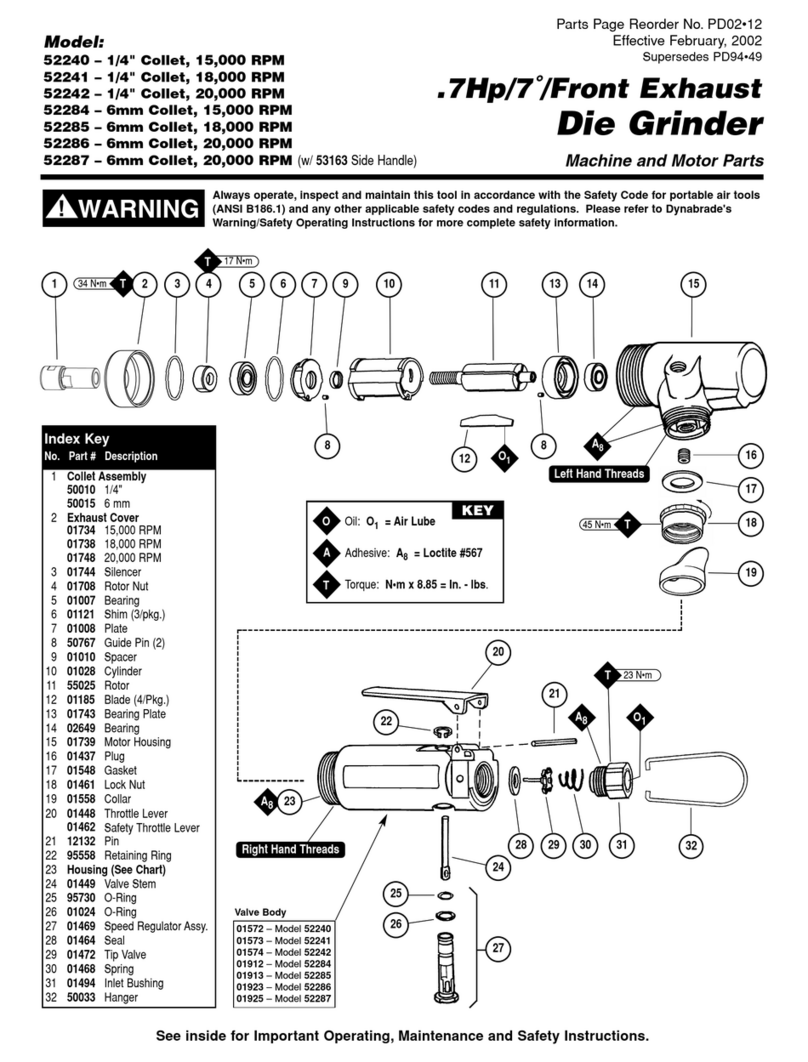 Dynabrade 52240 User manual