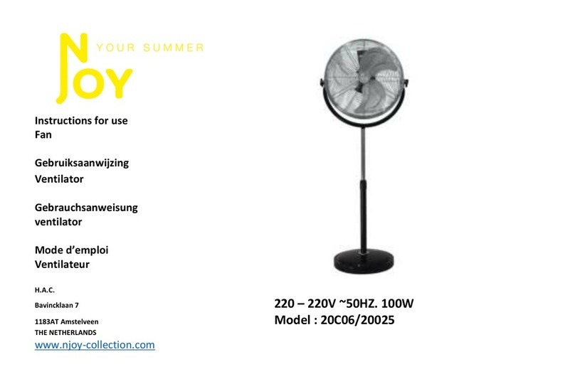 Njoy 20C06 Instructions for use