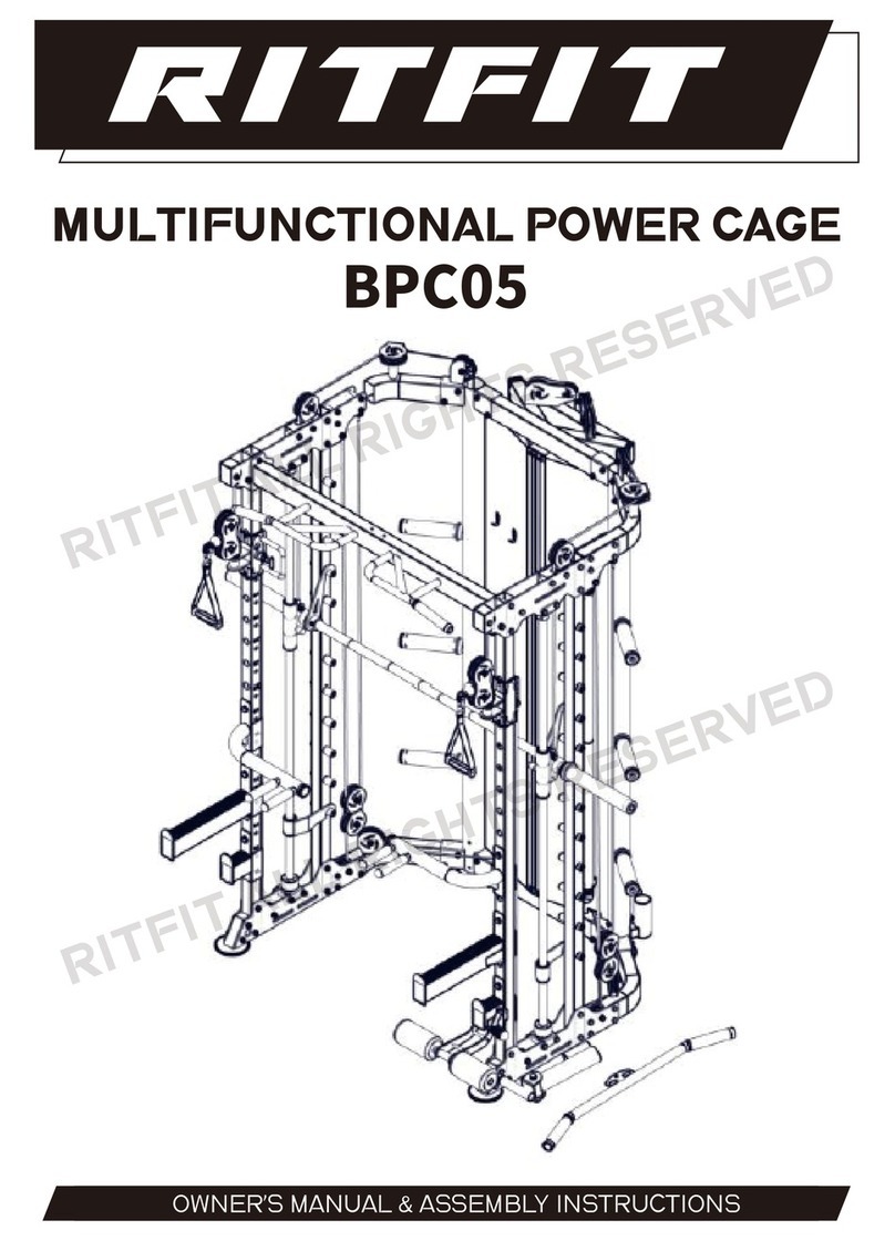 RITFIT BPC05 Owner's manual & assembly instructions