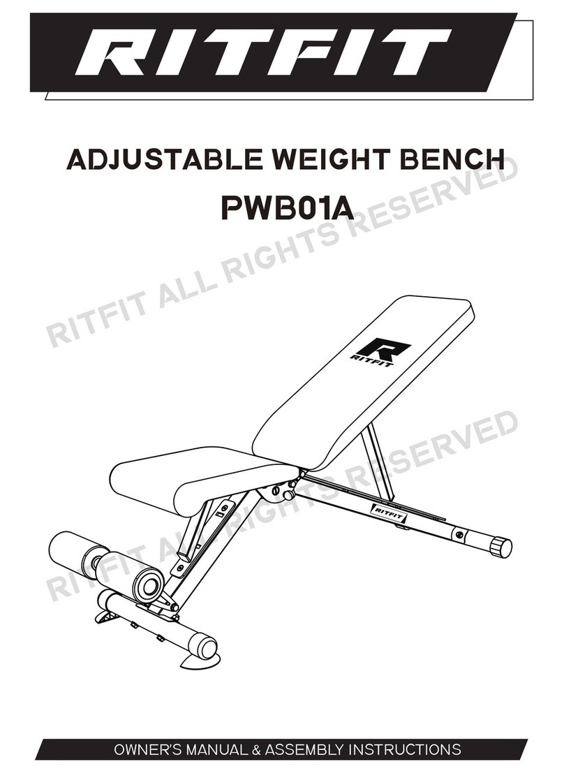 RITFIT PWB01A Owner's manual & assembly instructions