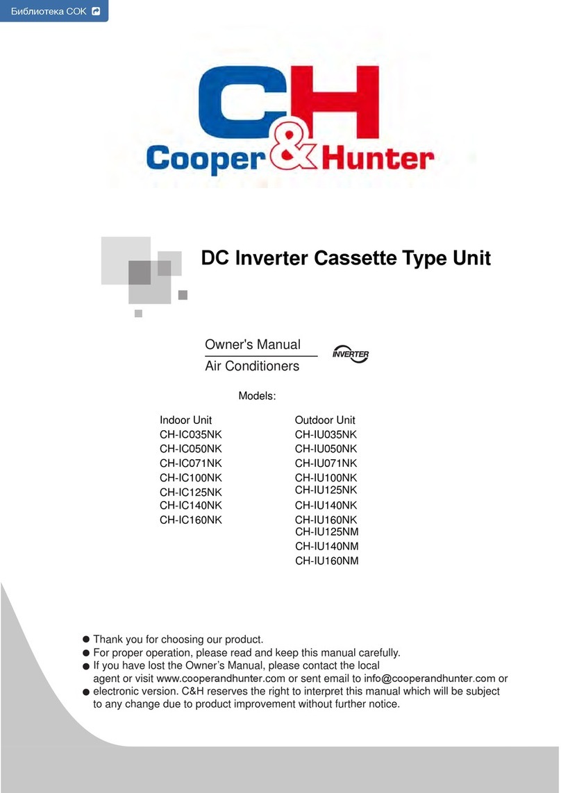 Cooper & Hunter CH-IC035NK User manual