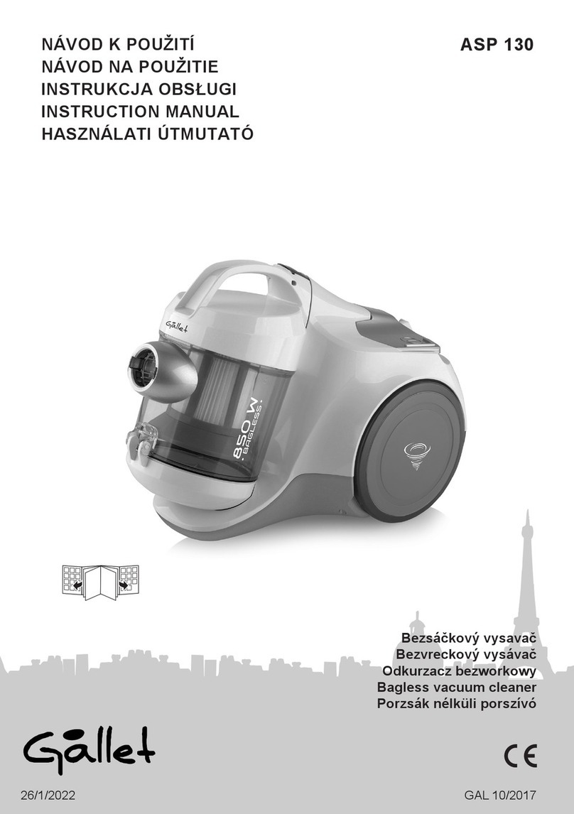 Gallet ASP 130 User manual