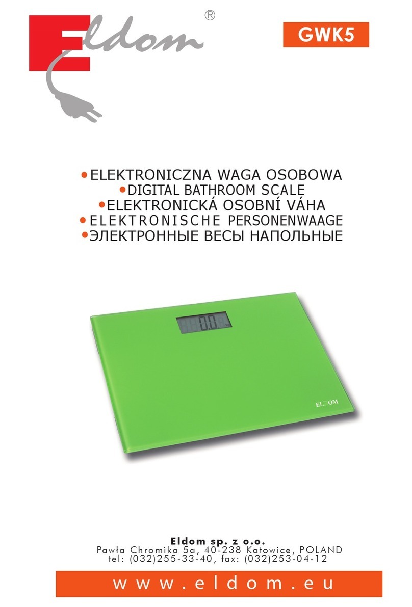 Eldom GWK5 instruction manual