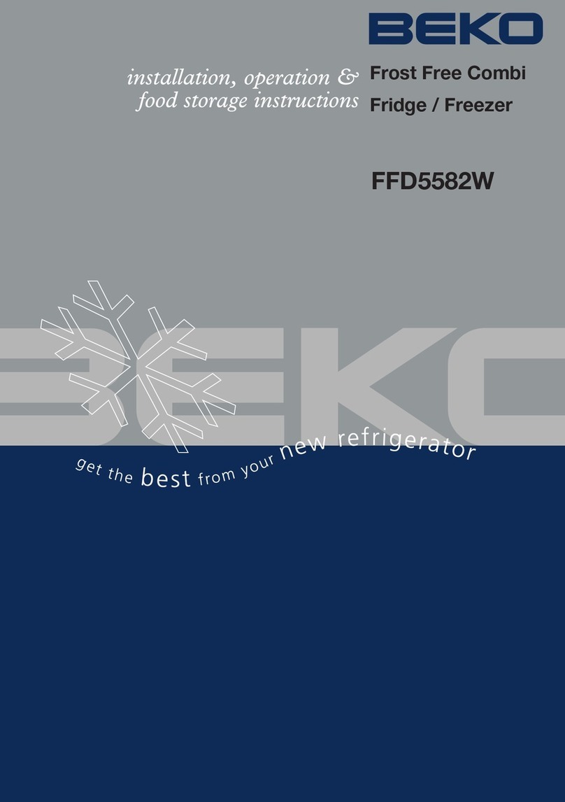 Beko FFD5582W Owner's manual