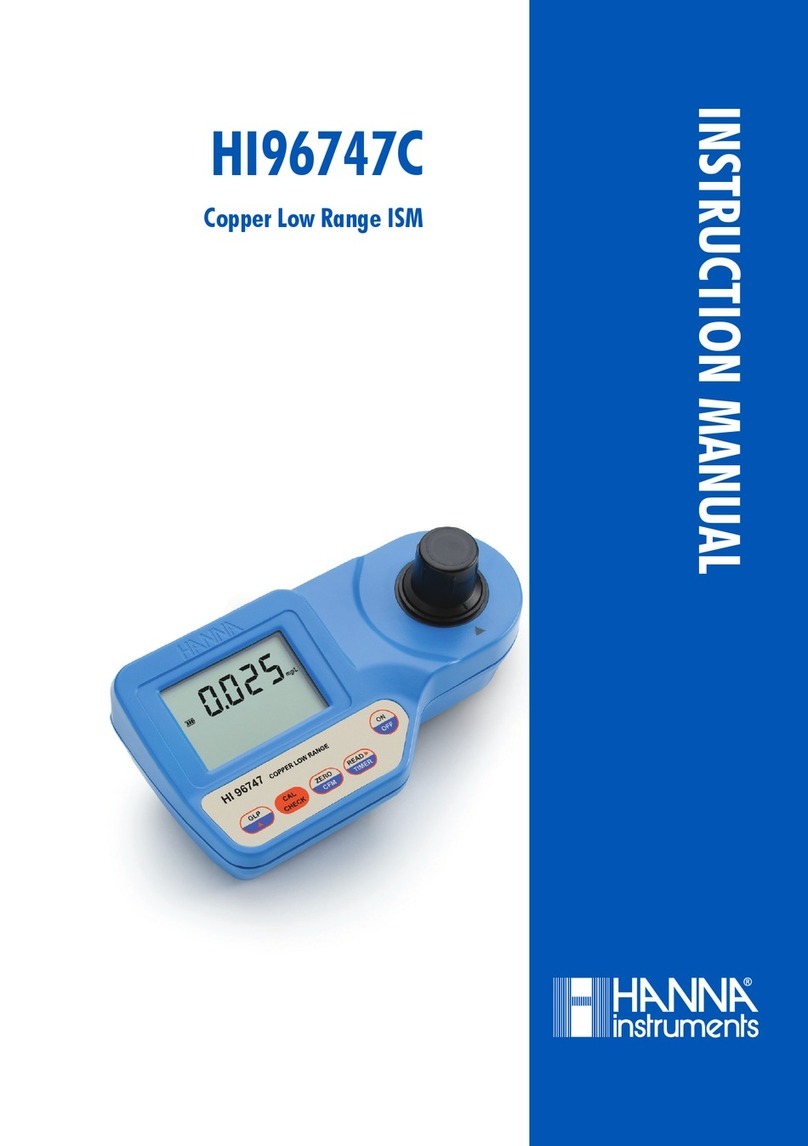 Hanna Instruments HI96747C User manual