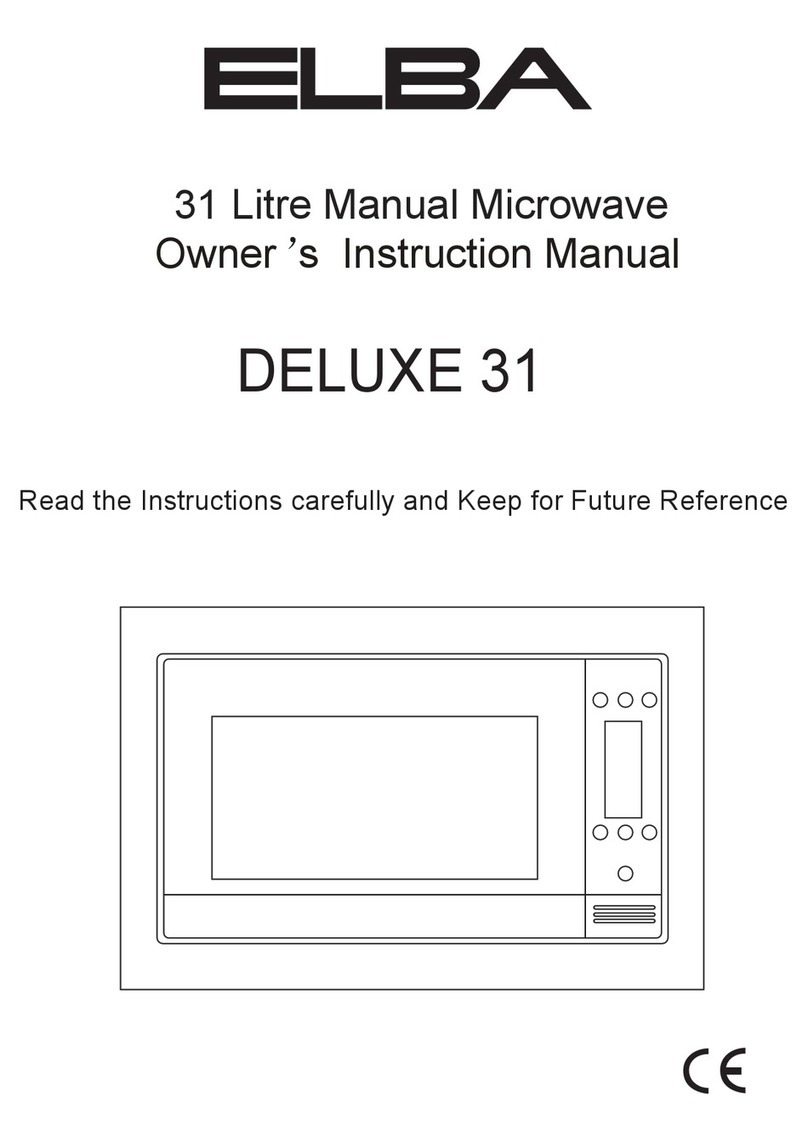 Elba DELUXE 31 Owner's instruction manual