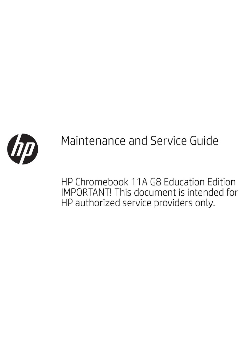 HP Chromebook 11A G8 Education Edition Manual