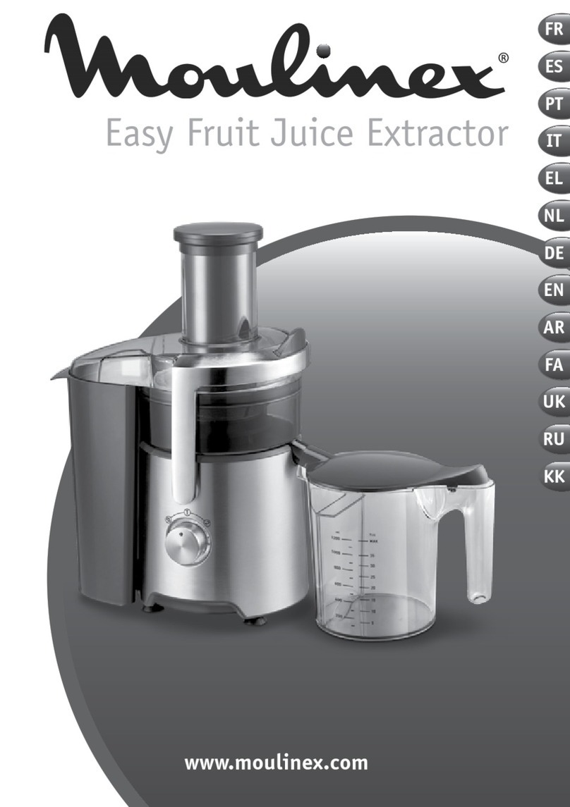 Moulinex Easy Fruit JU610D10 manual