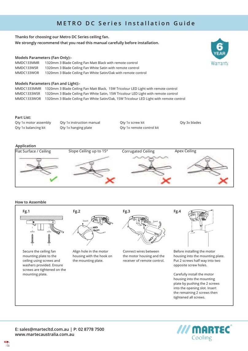Martec MMDC133WOR User manual