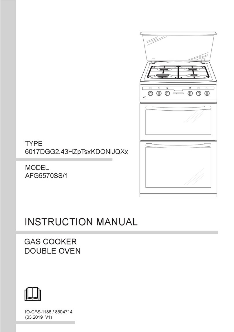 Amica AFG6570SS/1 instruction manual