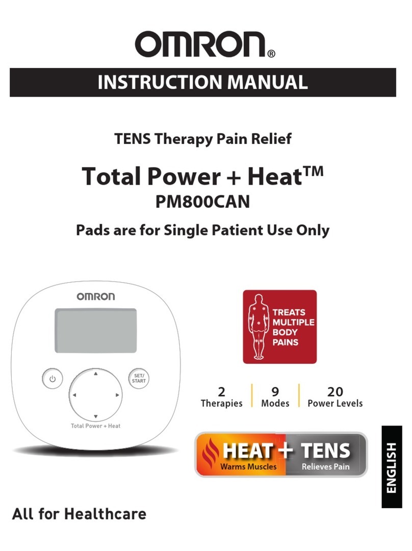 Omron Total Power + Heat PM800CAN instruction manual Omron Total Power + Heat PM800CAN instruction manual