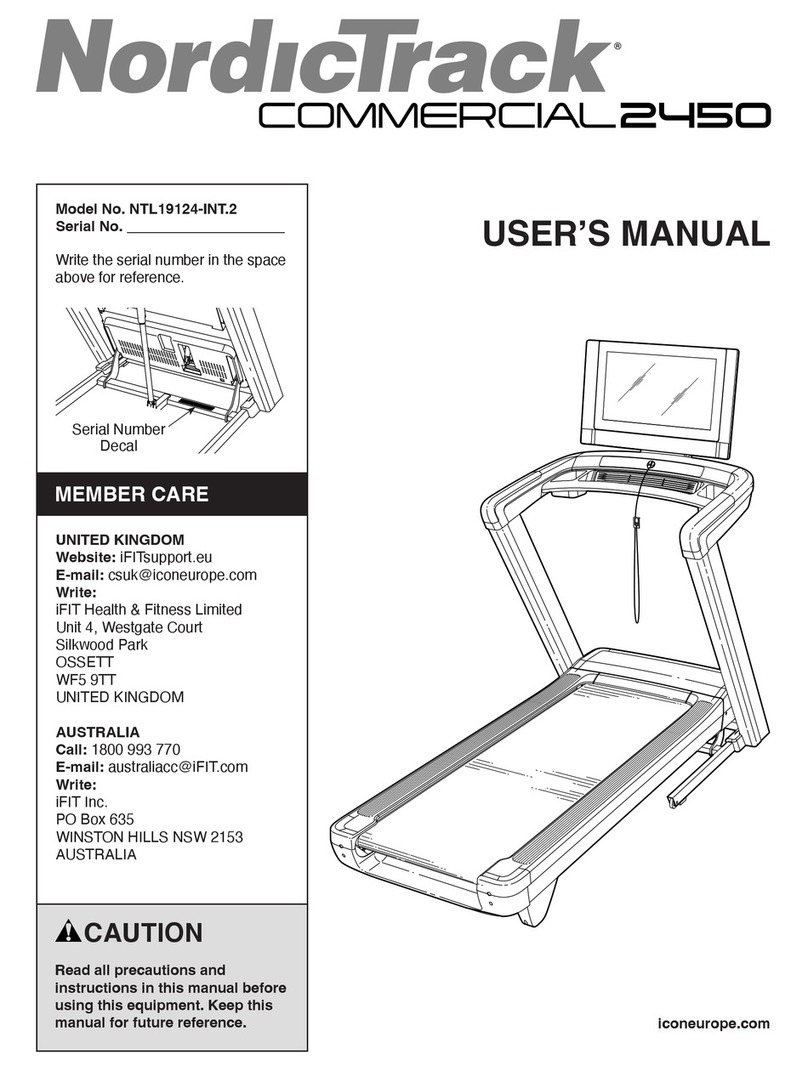 NordicTrack NTL19124-INT.2 User manual