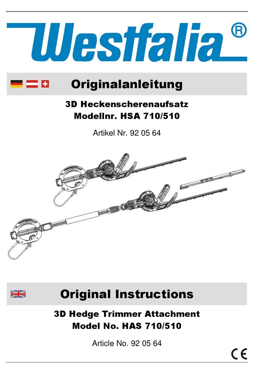 Westfalia HSA 710/510 Original instructions