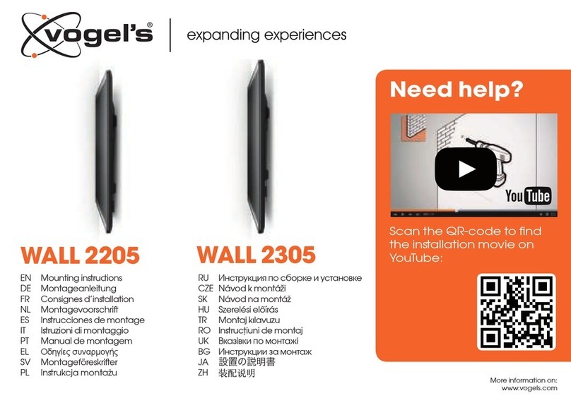 VOGELS WALL 2305 User manual