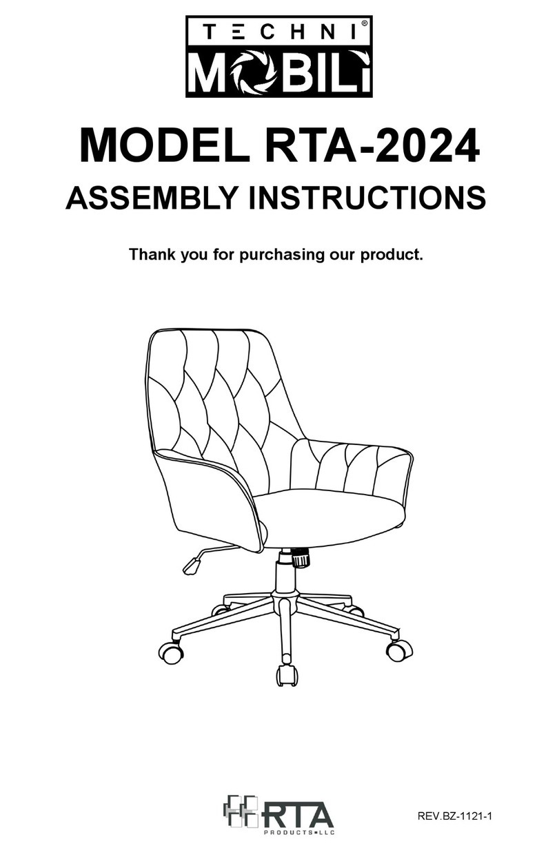 RTA Products Techni Mobili RTA-2024 User manual RTA Products Techni Mobili RTA-2024 User manual
