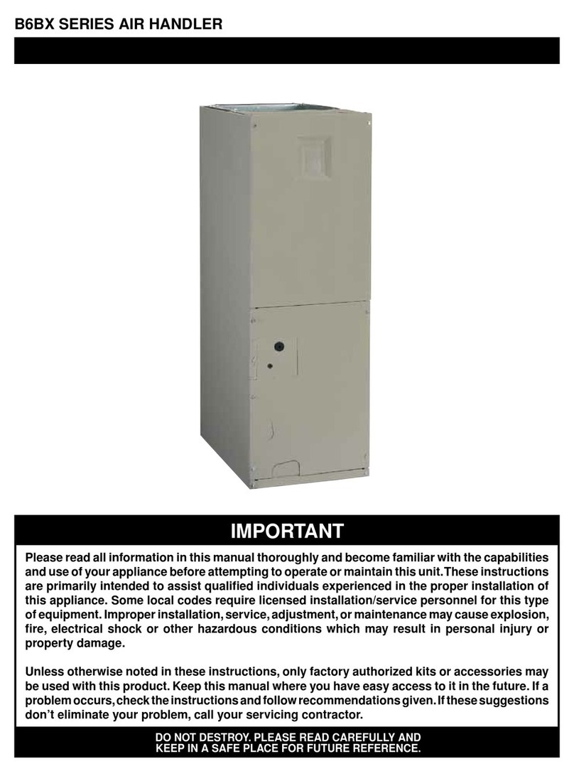 Nortek B6BX Series User manual