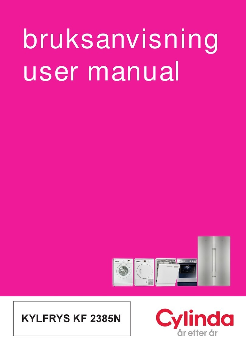 Cylinda KYLFRYS KF 2385N user manual