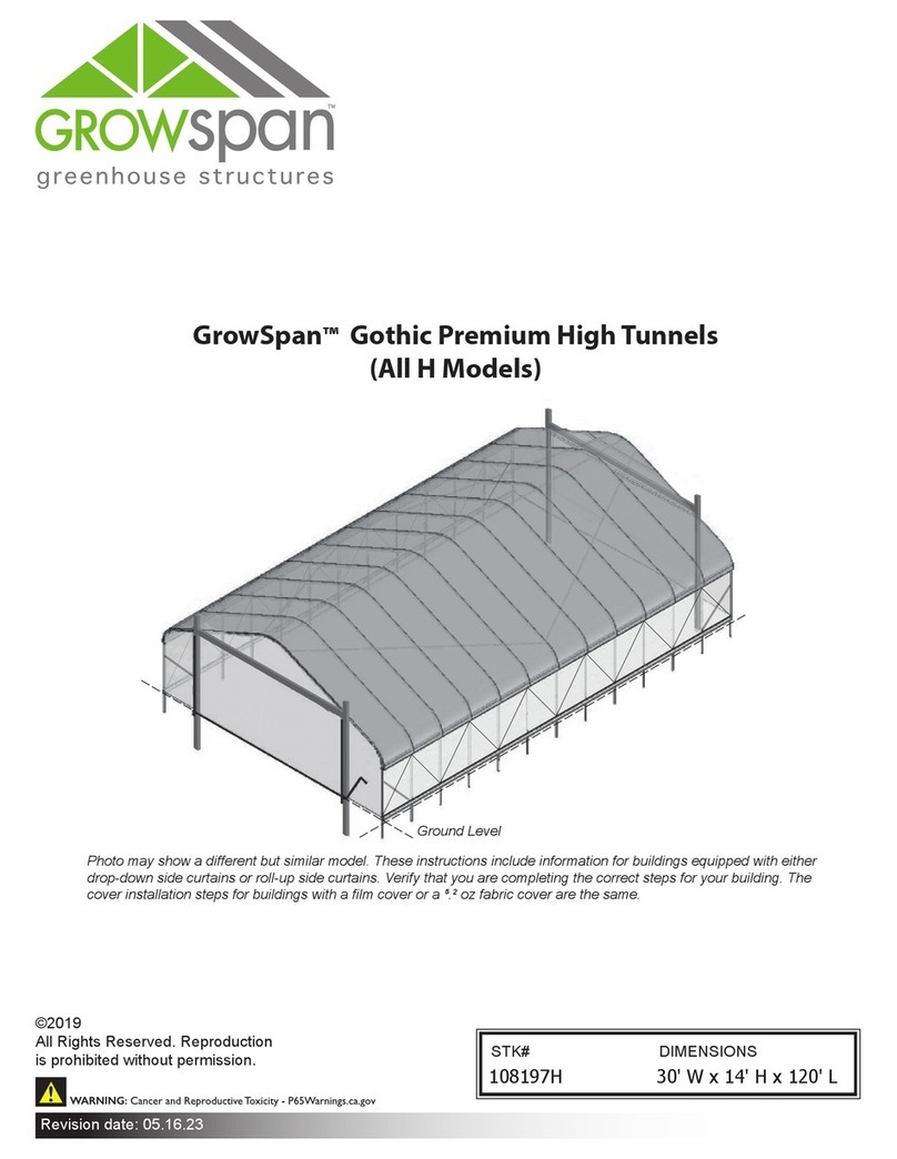 GrowSpan 108197H manual