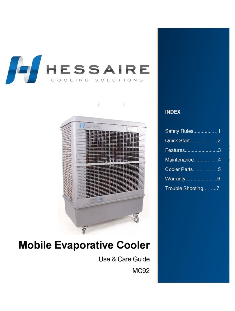 Hessaire MC92 Use & care guide