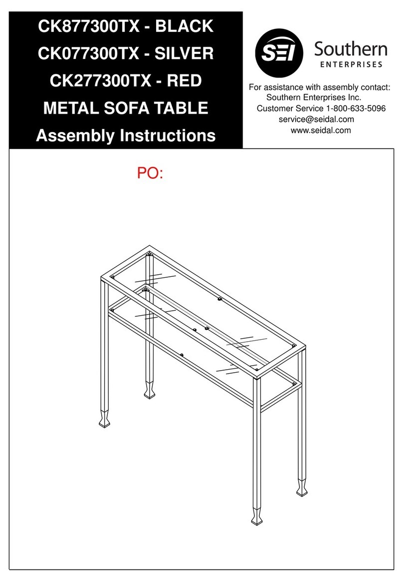 Southern Enterprises CK877300TX-BLACK User manual Southern Enterprises CK877300TX-BLACK User manual