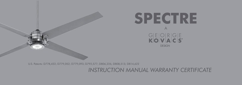 Minka Group minkaAire GEORGE KOVACS SPECTRE Guide Minka Group minkaAire GEORGE KOVACS SPECTRE Guide
