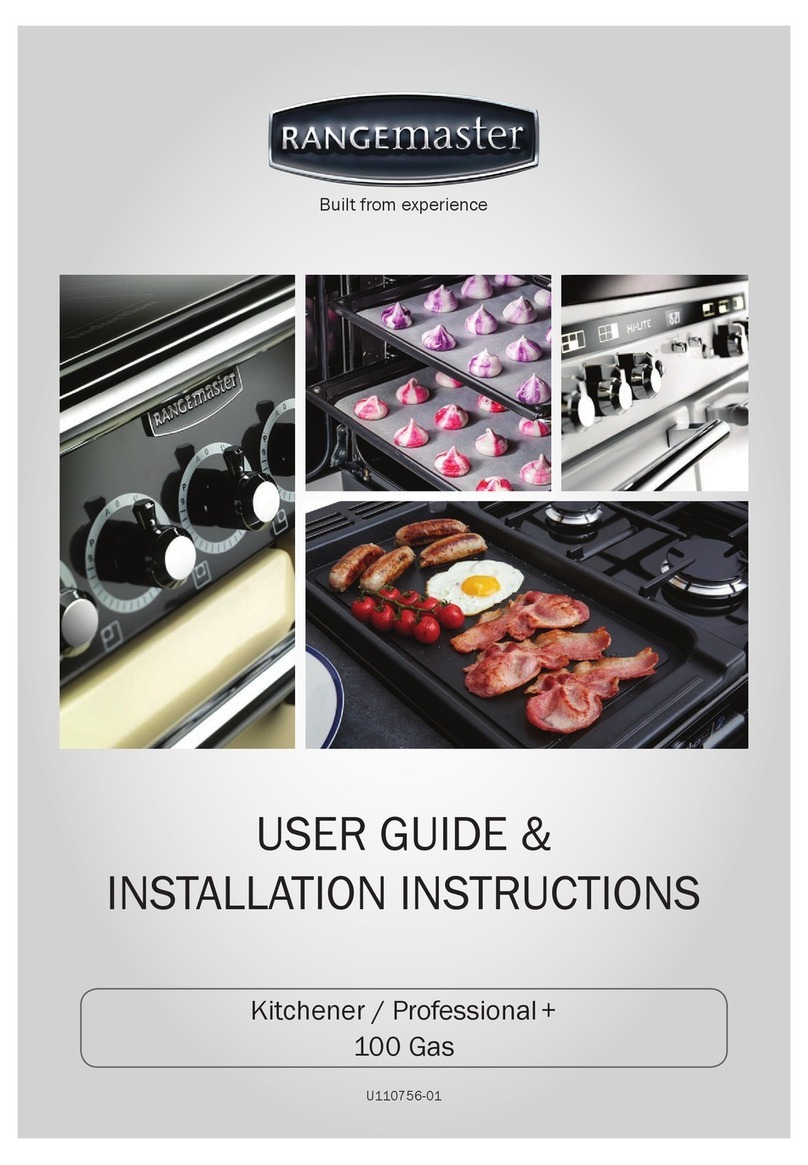 Range Master Kitchener 100 User's guide & installation instructions