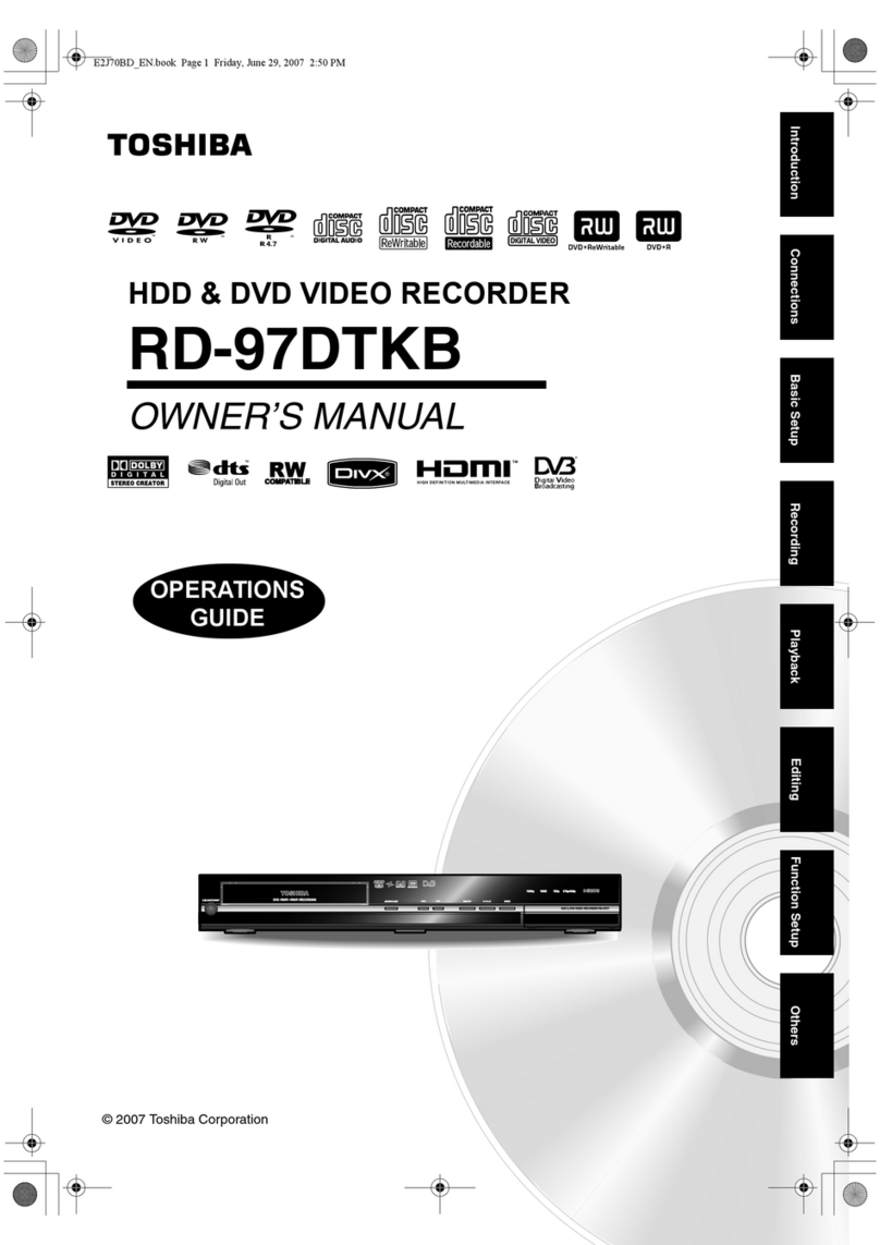 Toshiba RD-97DTKB User manual