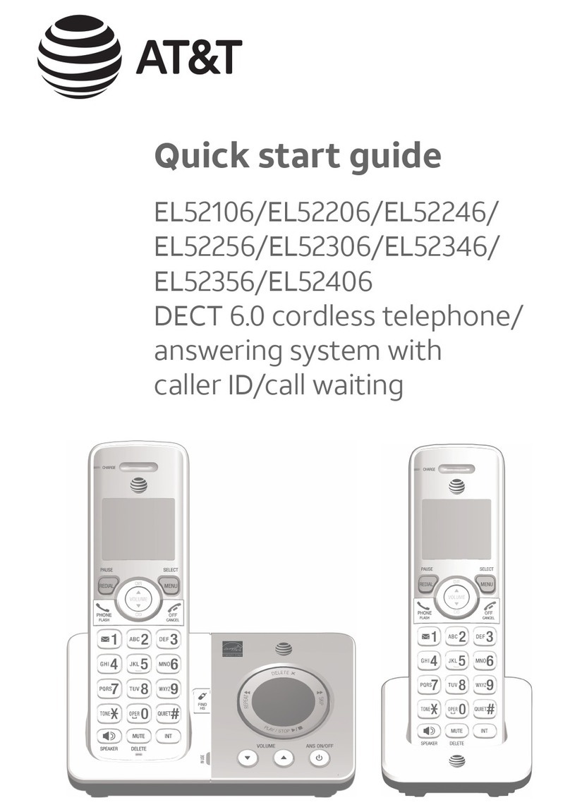 AT&T EL52246 User manual