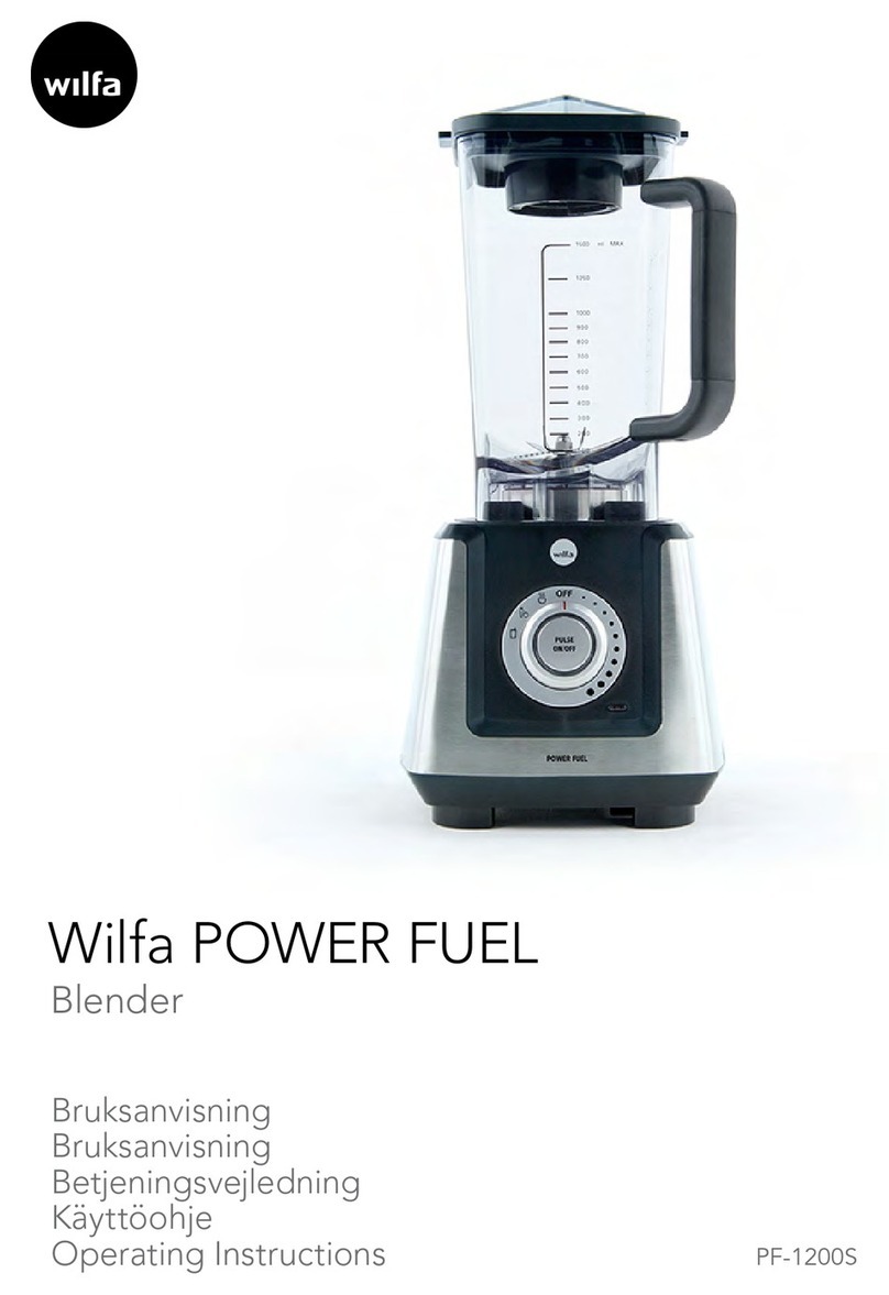 Wilfa PF-1200S User manual Wilfa PF-1200S User manual