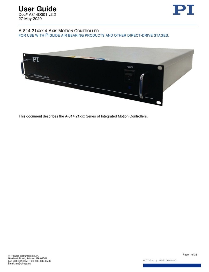 PI A-814.21 Series User manual