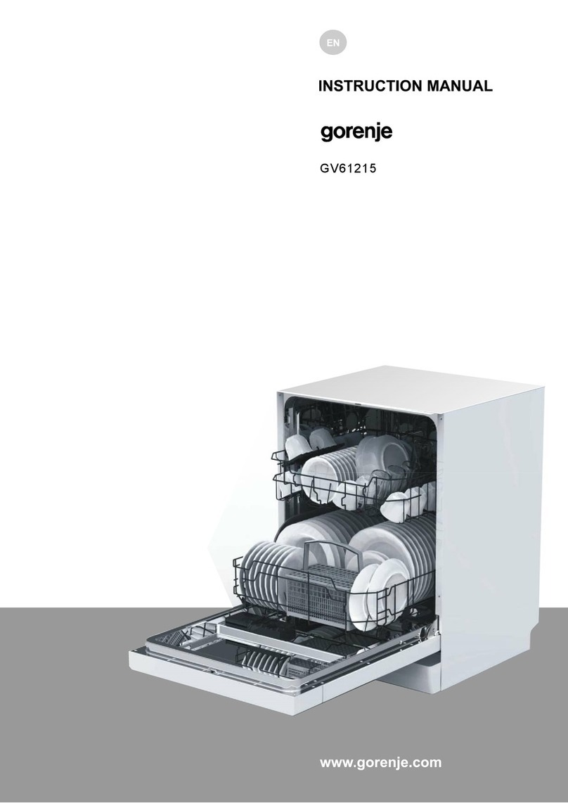 Gorenje GV61215 instruction manual