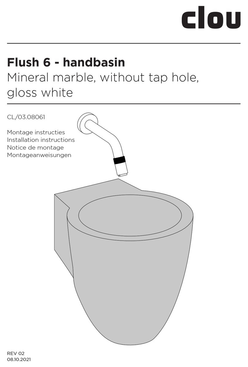 Clou Flush 6 CL/03.08061 installation instructions