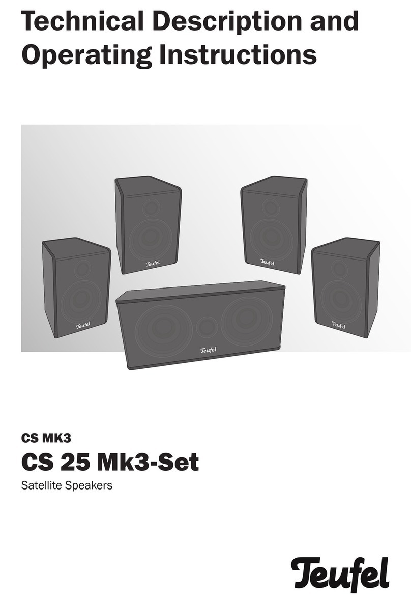 Teufel CS 25 Mk3 Manual