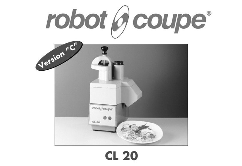 Robot Coupe CL 20 User manual
