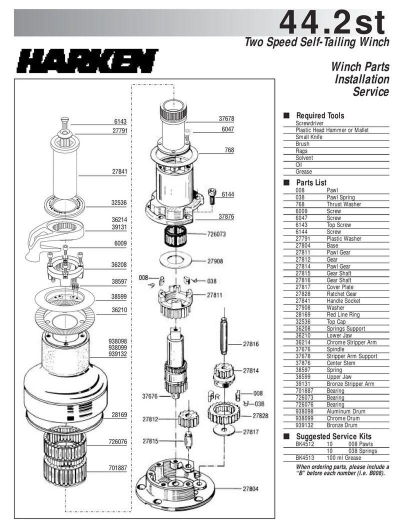 Harken 44.2st Manual Harken 44.2st Manual